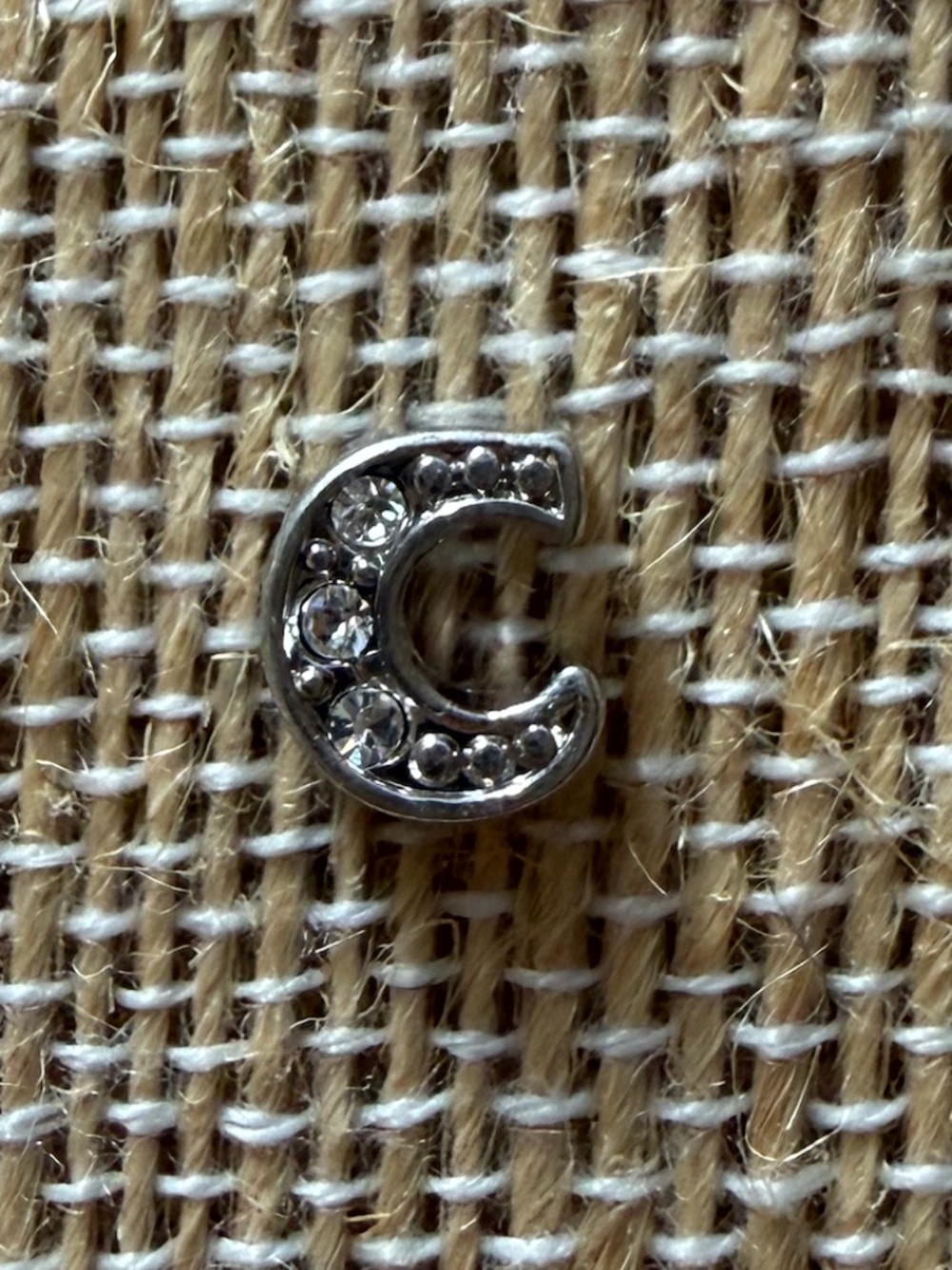 Silver Letter C